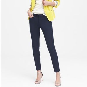 Banana Republic Sloan Skinny-Fit Solid Ankle Pant